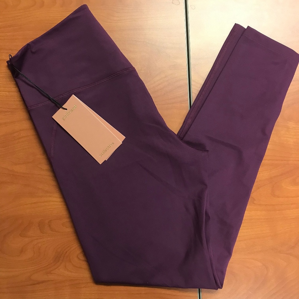 NWT Girlfriend Plum Compressive High-Rise Legging